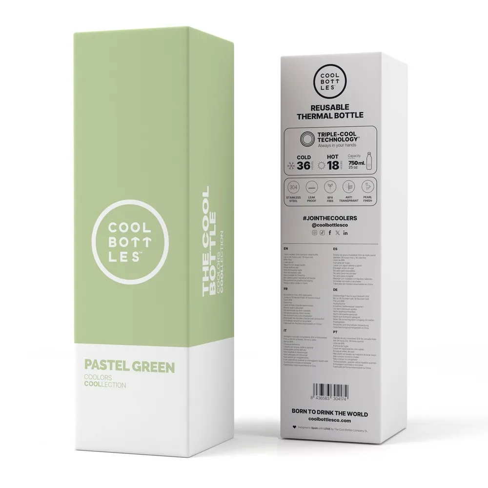COOL BOTTLES TERMOS PASTEL ZELENA 750 ML 