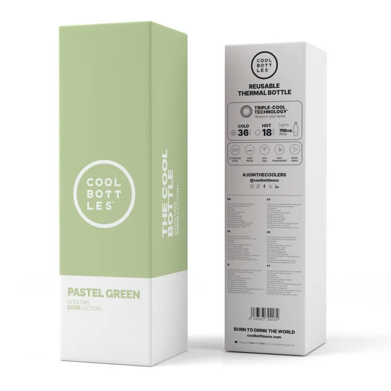 COOL BOTTLES TERMOS PASTEL ZELENA 750 ML 