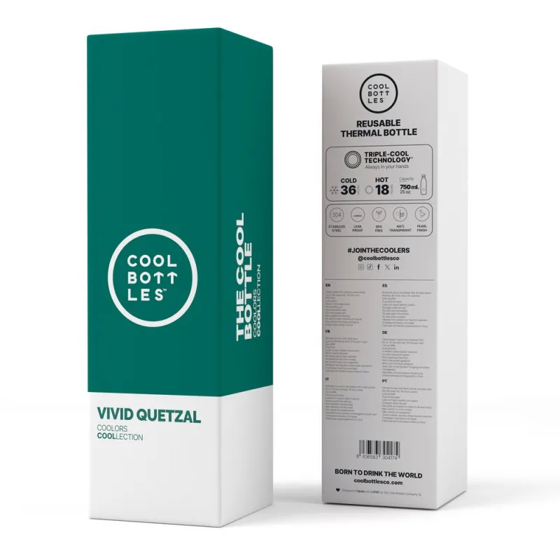 COOL BOTTLES TERMOS INTENZIVNO ZELENA 750 ML 