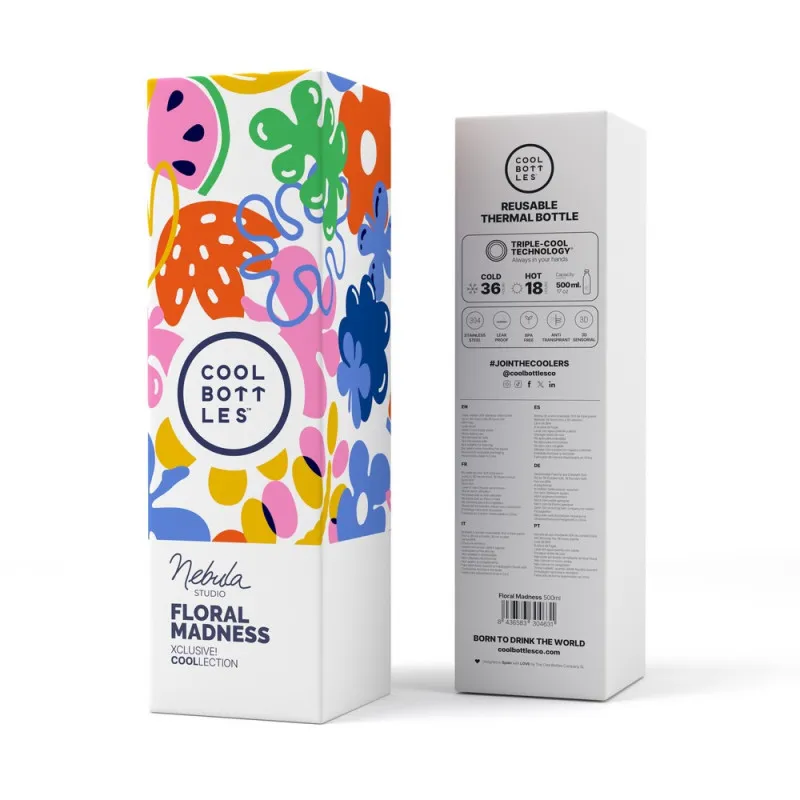 COOL BOTTLES TERMOS NEBULA CVETNO LUDILO 500 ML 