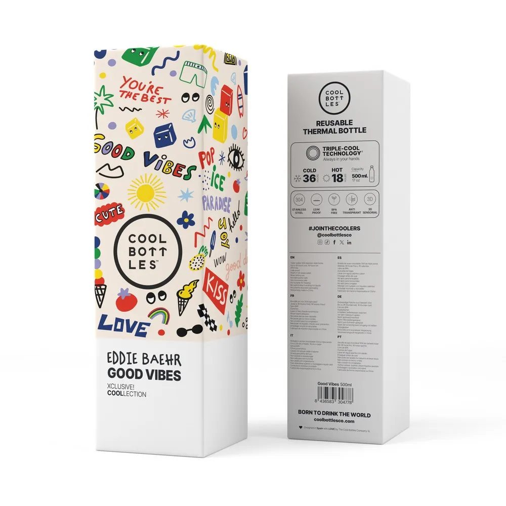 COOL BOTTLES TERMOS EDDIE BAEHR DOBRA ENERGIJA 500 ML 