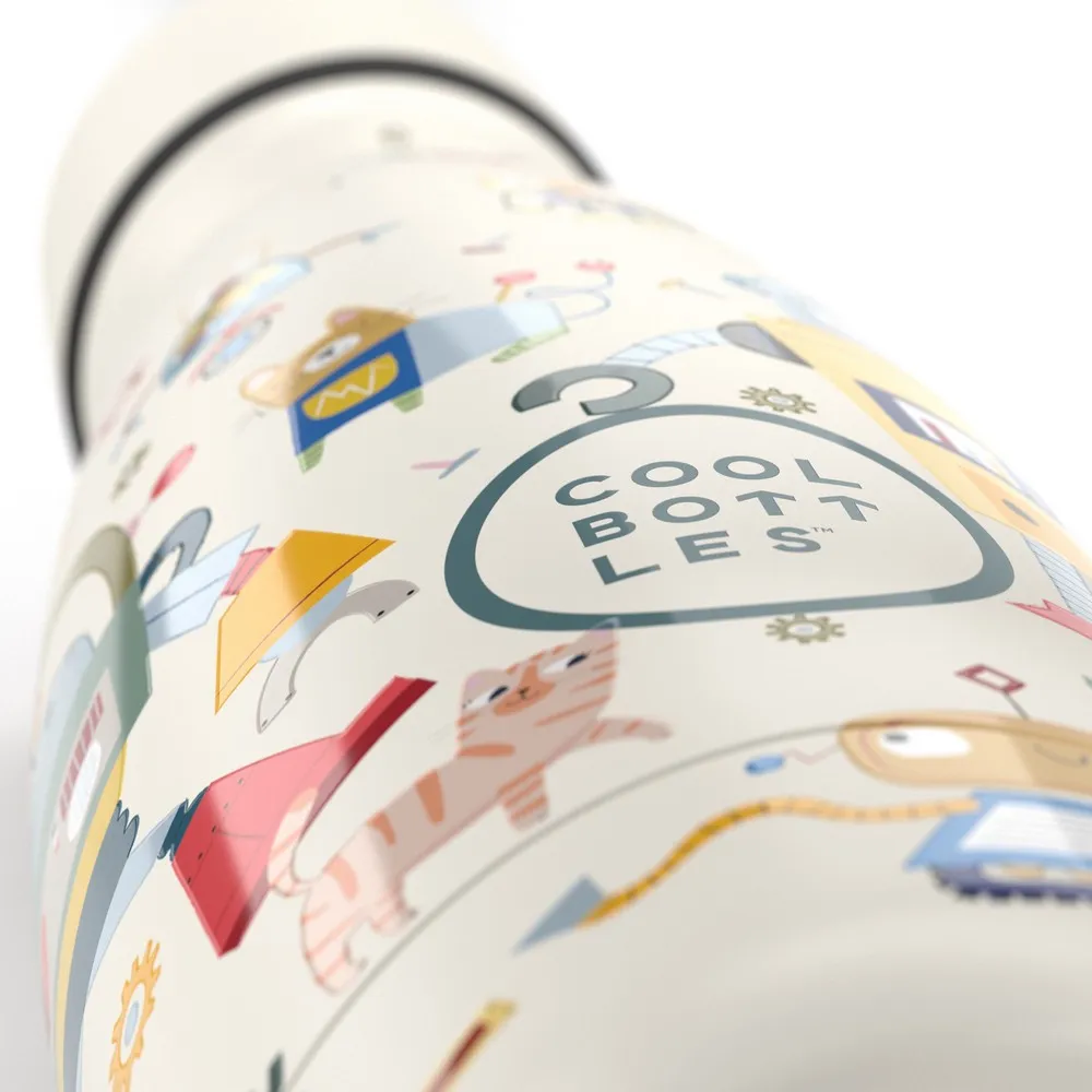 COOL BOTTLES TERMOS NESTASNI ROBOTI 350 ML 