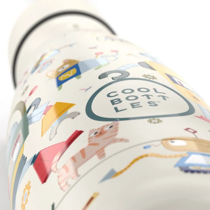 COOL BOTTLES TERMOS NESTASNI ROBOTI 350 ML 