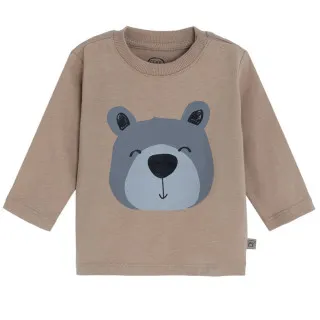 COOL CLUB MAJICA DUG RUKAV BEIGE