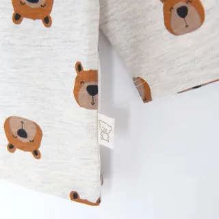 COOL CLUB MAJICA DUG RUKAV BEIGE MELANGE
