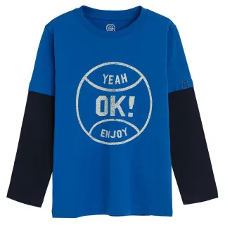 COOL CLUB MAJICA DUG RUKAV BLUE