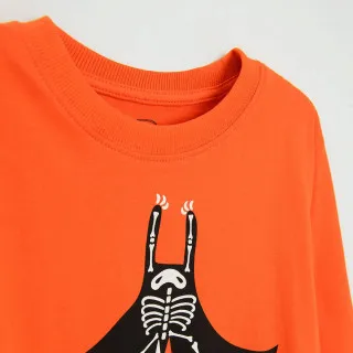 COOL CLUB MAJICA DUG RUKAV ORANGE