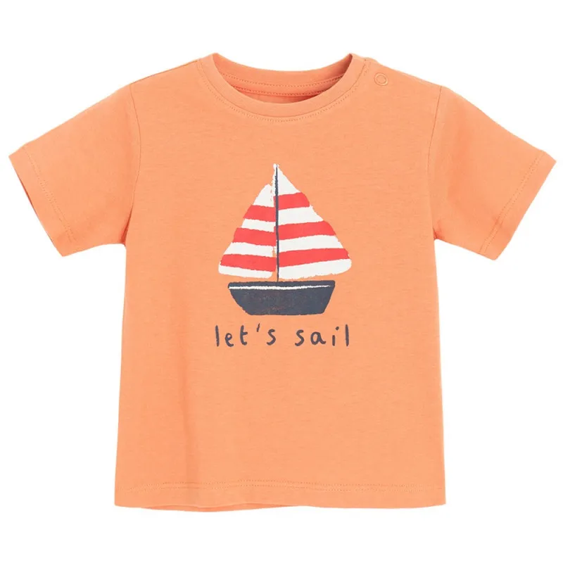 COOL CLUB MAJICA KRATAK RUKAV ORANGE MARITIME