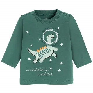 COOL CLUB MAJICA DUG RUKAV DARK GREEN