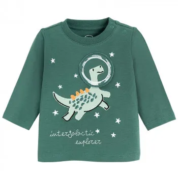 COOL CLUB MAJICA DUG RUKAV DARK GREEN 