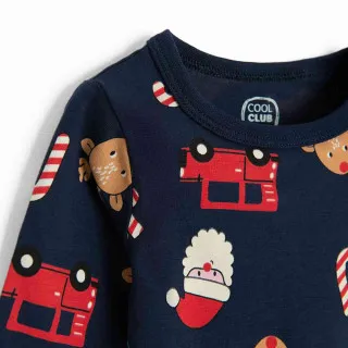 COOL CLUB BODI DUG RUKAV NAVY BLUE