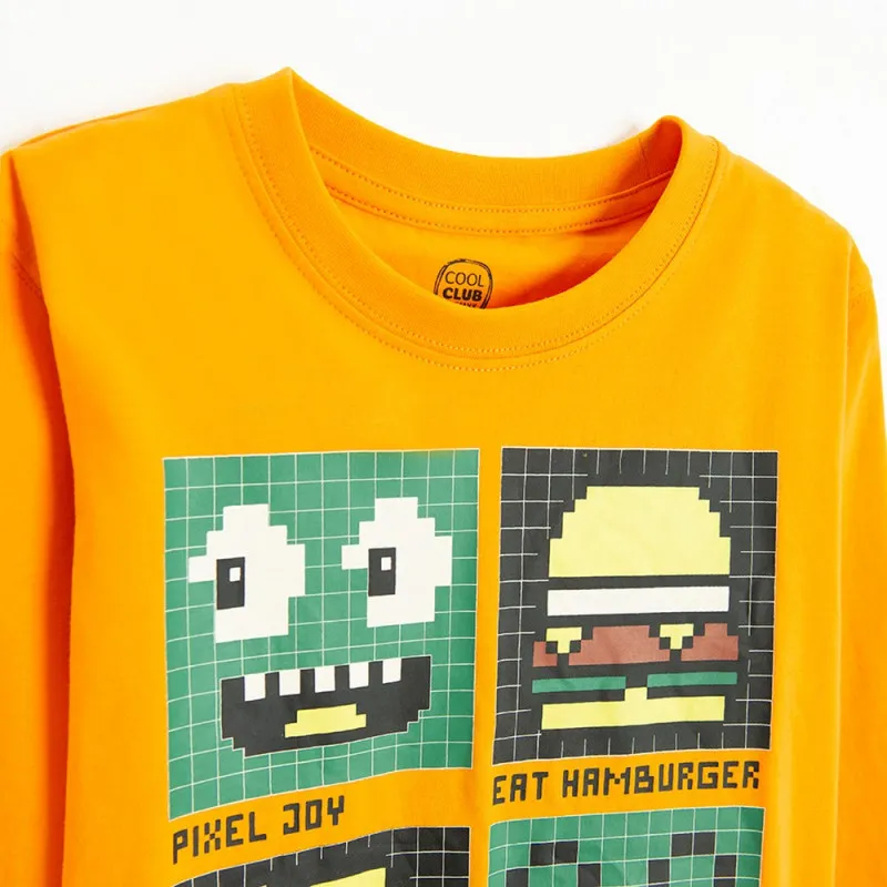 COOL CLUB MAJICA DUG RUKAV YELLOW 