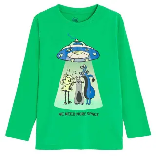 COOL CLUB MAJICA DUG RUKAV GREEN