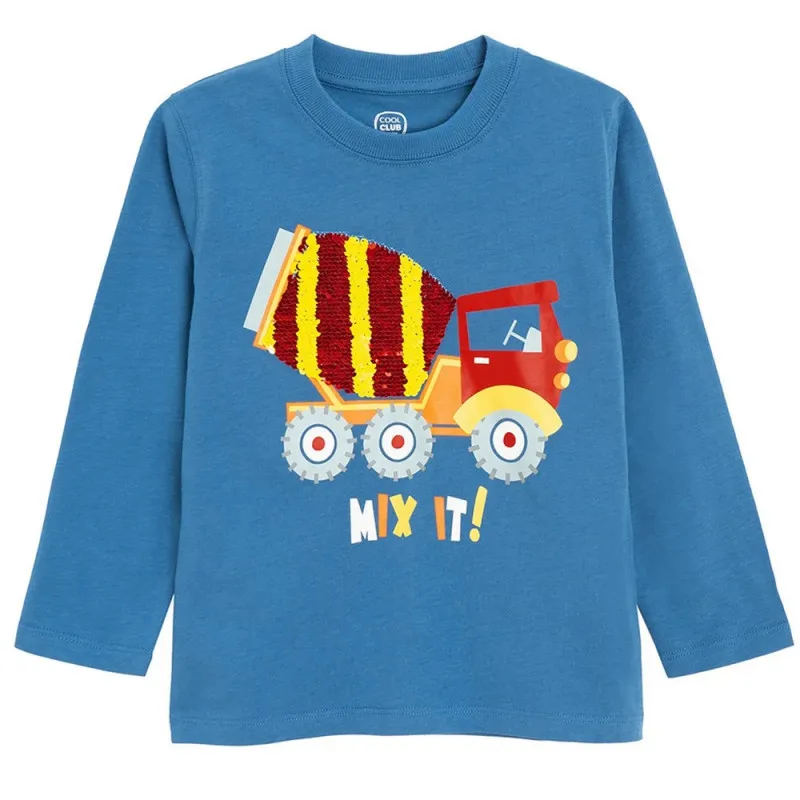 COOL CLUB MAJICA DUG RUKAV BLUE
