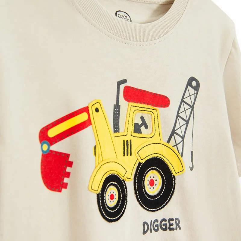 COOL CLUB MAJICA KRATAK RUKAV BEIGE 