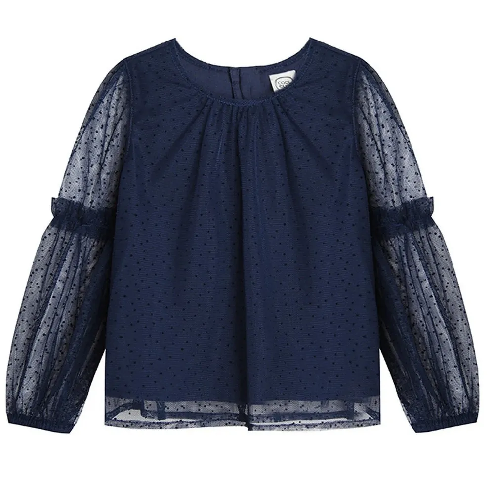 COOL CLUB MAJICA DUG RUKAV NAVY BLUE 