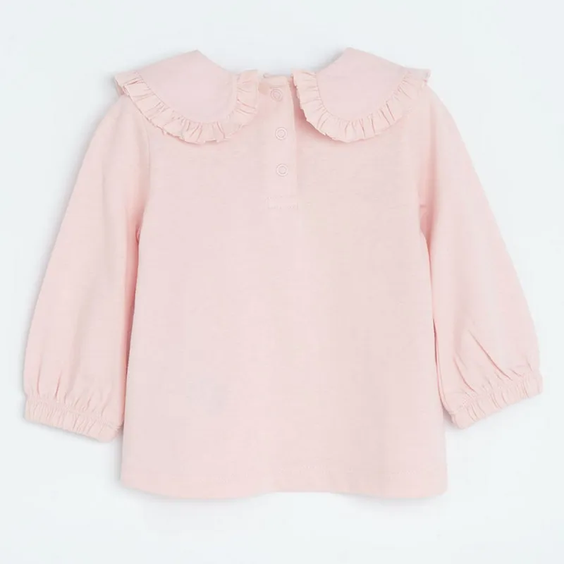 COOL CLUB MAJICA DUG RUKAV LIGHT PINK 