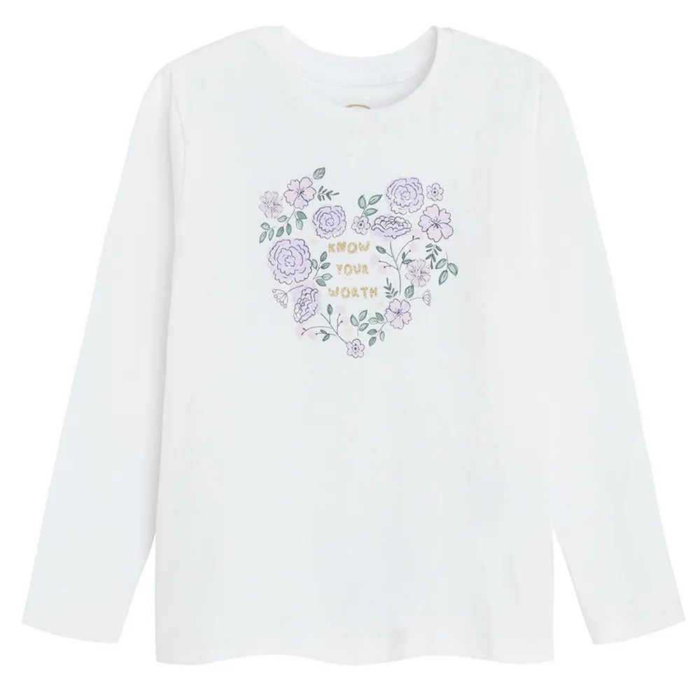 COOL CLUB MAJICA DUG RUKAV WHITE 