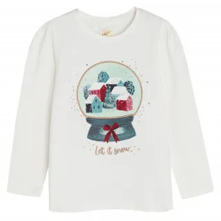 COOL CLUB MAJICA DUG RUKAV WHITE