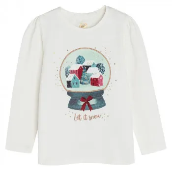 COOL CLUB MAJICA DUG RUKAV WHITE