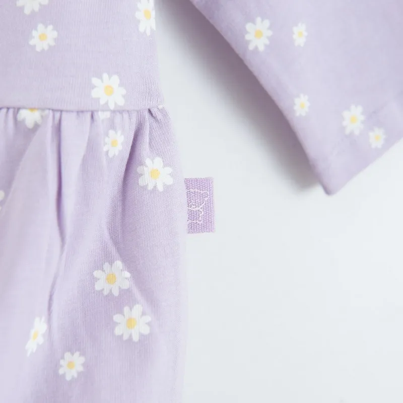 COOL CLUB HALJINA DUG RUKAV LILAC BOTANIC