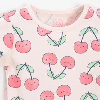 COOL CLUB BODI KRATAK RUKAV LIGHT PINK BOTANIC