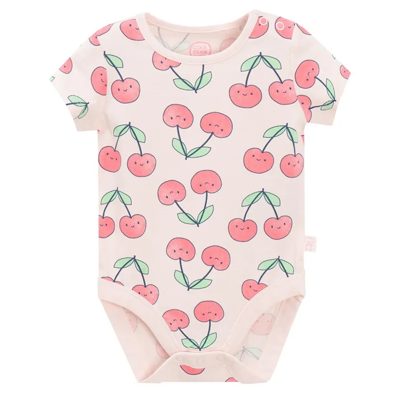 COOL CLUB BODI KRATAK RUKAV LIGHT PINK BOTANIC