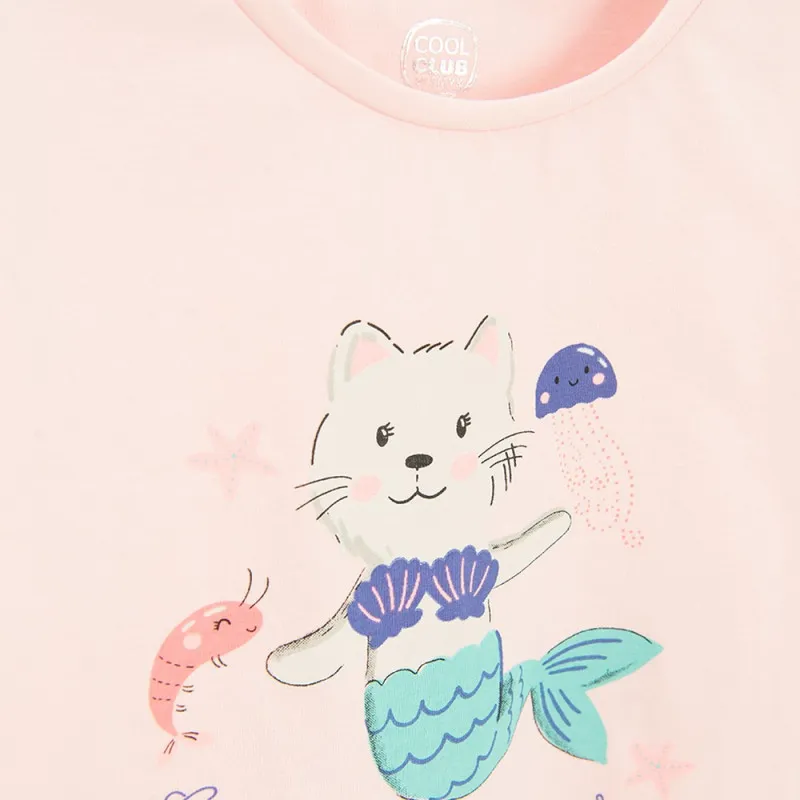 COOL CLUB MAJICA KRATAK RUKAV LIGHT PINK MARITIME