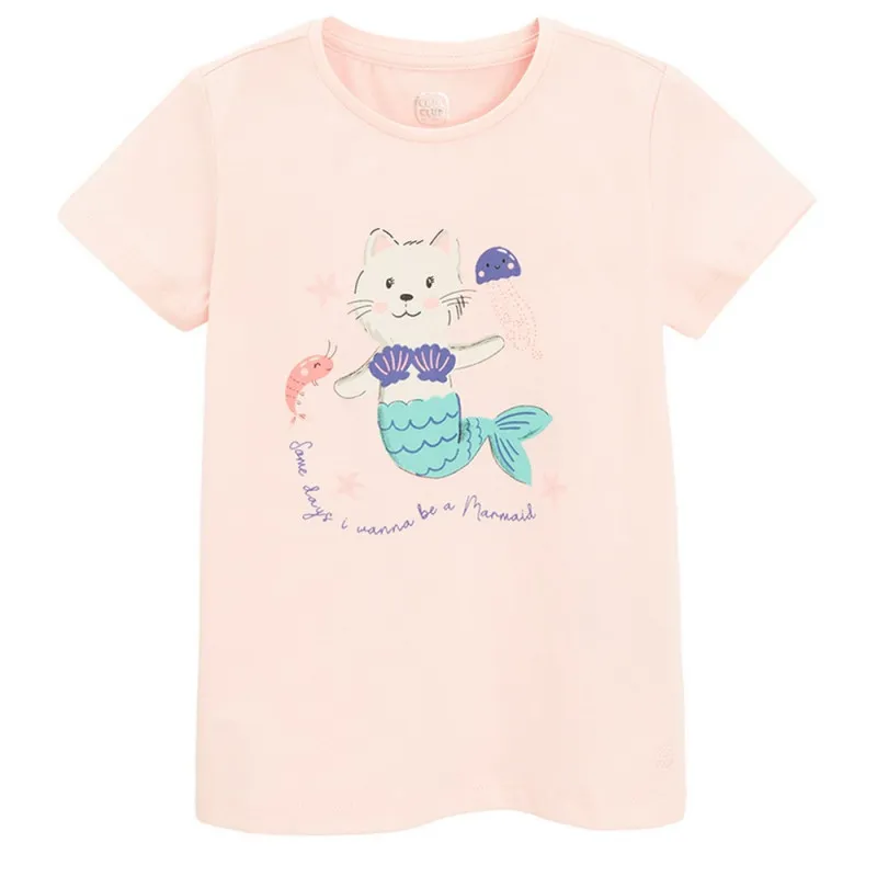 COOL CLUB MAJICA KRATAK RUKAV LIGHT PINK MARITIME