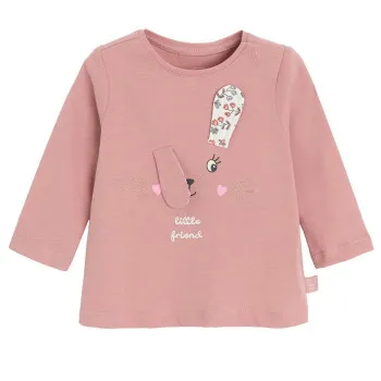 COOL CLUB MAJICA DUG RUKAV DUSTED PINK 