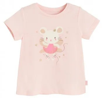 COOL CLUB MAJICA KRATAK RUKAV LIGHT PINK 