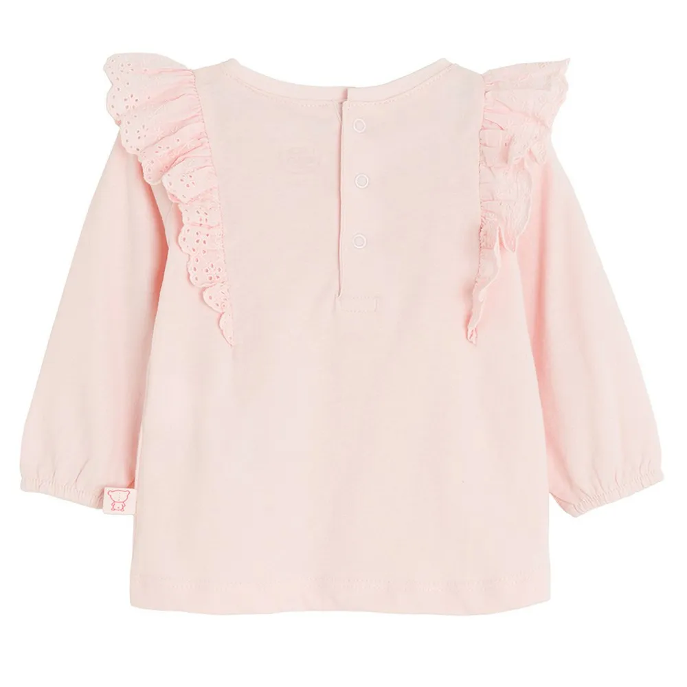COOL CLUB MAJICA DUG RUKAV LIGHT PINK