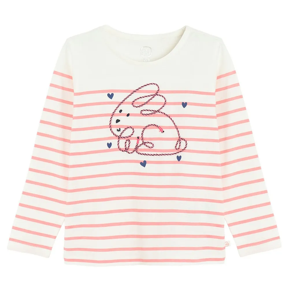 COOL CLUB MAJICA DUG RUKAV OFF WHITE 