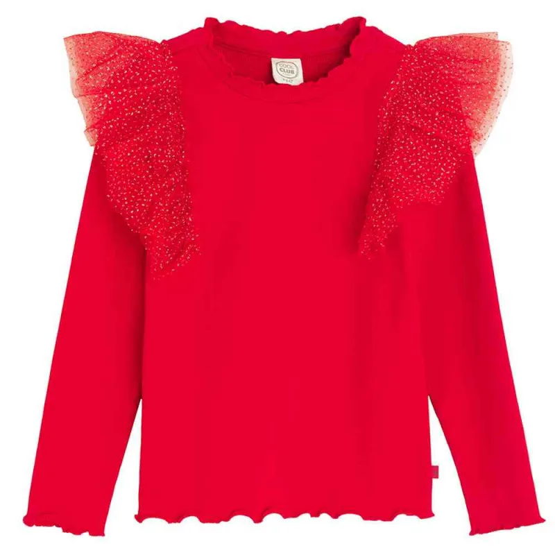 COOL CLUB MAJICA DUG RUKAV RED