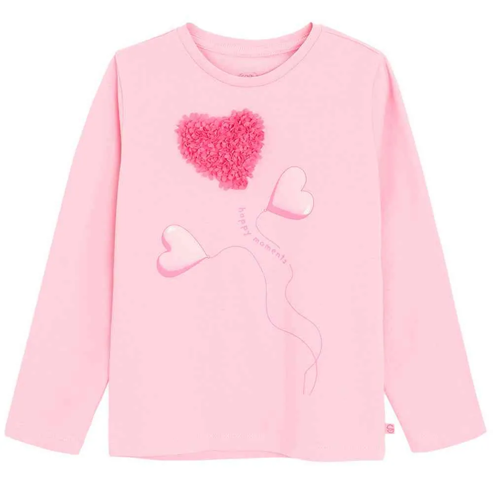 COOL CLUB MAJICA DUG RUKAV PINK 