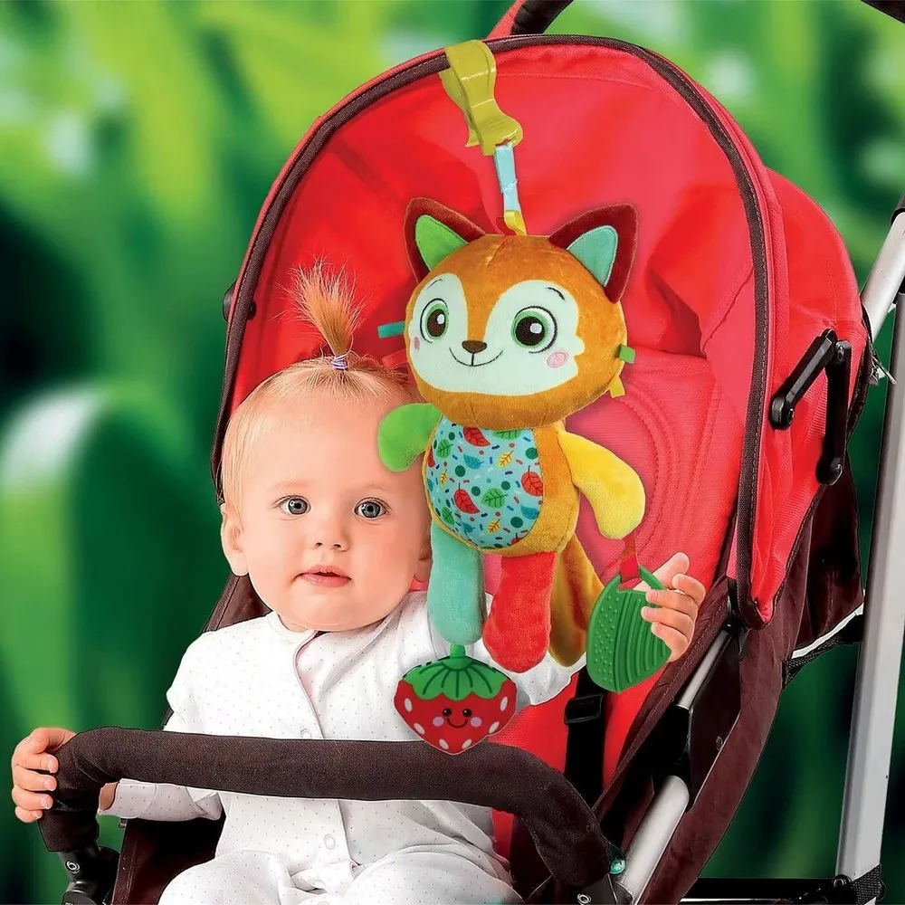 CLEMENTONI BABY PLIŠANA LISICA ZA PONETI 
