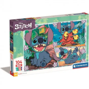 CLEMENTONI PUZZLE 104 MAXI DISNEY STITCH 