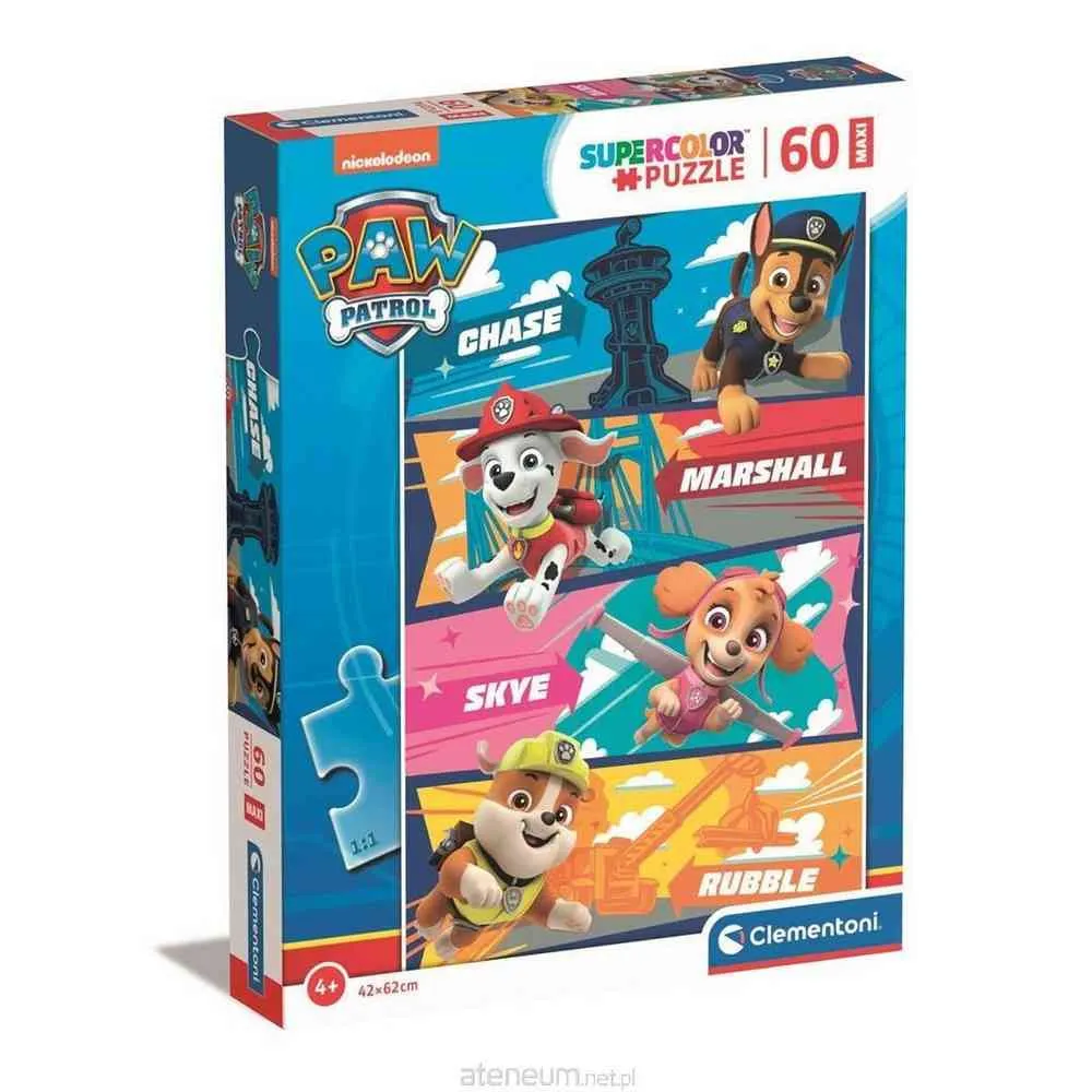 CLEMENTONI PUZZLE 60 MAXI PAW PATROL | Baby Park Internet prodavnica