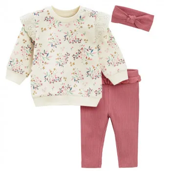 COOL CLUB MAJICA DUG RUKAV, HELANKE I TRAKA ZA KOSU MIX 