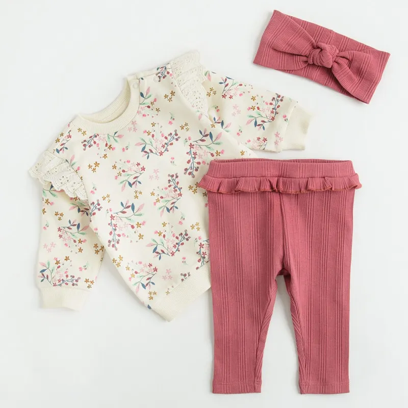 COOL CLUB MAJICA DUG RUKAV, HELANKE I TRAKA ZA KOSU MIX