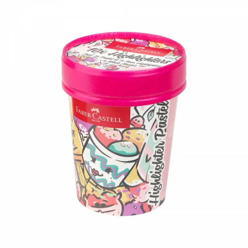 FABER CASTELL SET FLOMASTERA 1/10 ICE CREAM CUP PASTEL 