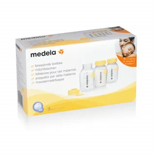 MEDELA FLASICA ZA CUVANJE MLEKA SA POKLOPCEM 3 KOM