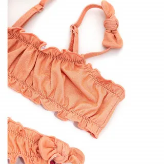 ORIGINAL MARINES KUPACI KOSTIM DVODELNI PEACH FLUO