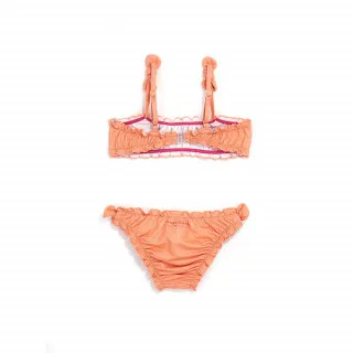 ORIGINAL MARINES KUPACI KOSTIM DVODELNI PEACH FLUO