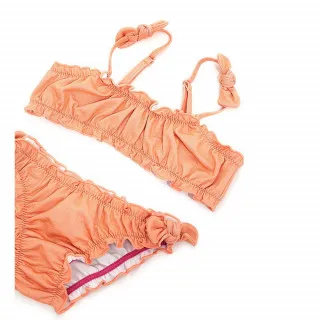 ORIGINAL MARINES KUPACI KOSTIM DVODELNI PEACH FLUO