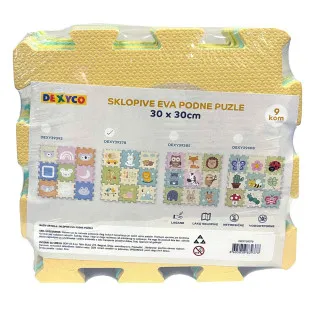 PODLOGA PUZZLE MAT ANIMALS &NUMBERS 