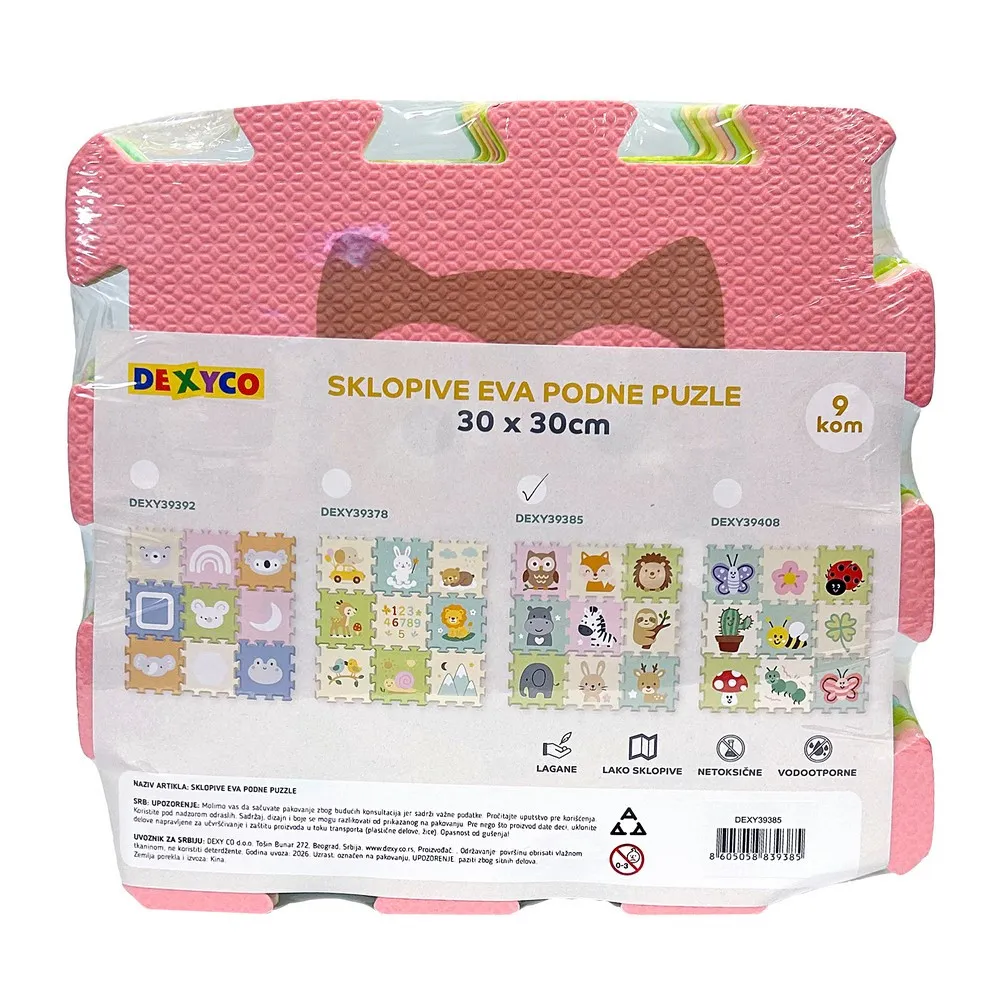 PODLOGA PUZZLE MAT ANIMALS 