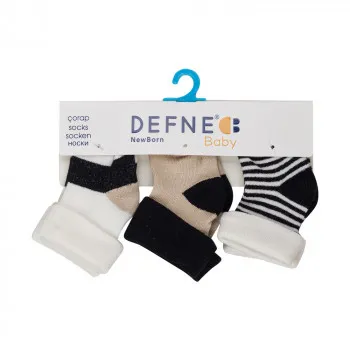 DEFNE CARAPE BOY GEO CREAM 3 KOM 