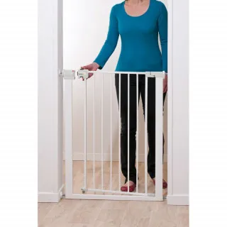 SAFETY 1ST ZASTITNA OGRADA EASY CLOSE EXTRA TALL METAL - WHITE
