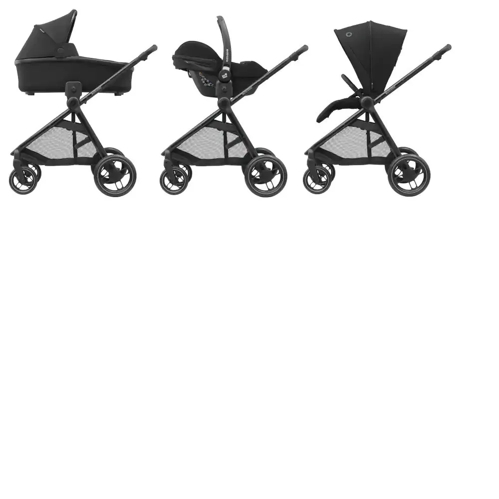 MAXI COSI KOLICA DUO SISTEM STREET PLUS  ESSENTIAL BLACK 